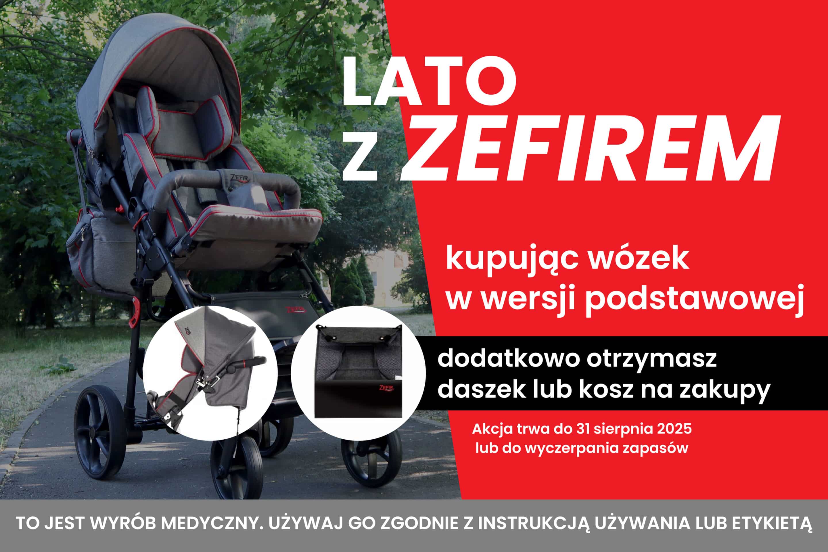Akcja promocyjna wózka inwalidzkiego Zefir