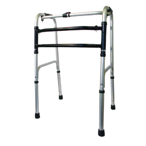 Balkonik Aluminiowy Składany, Krocząco Stały. Podwójna Rama H Ar 002