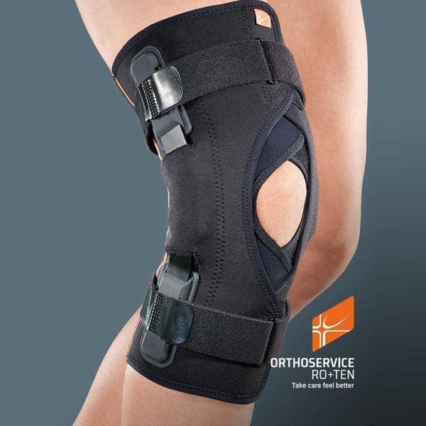 Genufit 15a Orteza Stawu Kolanowego Z Policentrycznymi Szynami I Stabilizacją Rzepki, Otwarta
